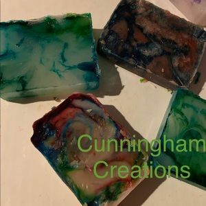 Scented swirled soap